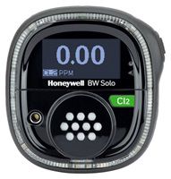 Honeywell BW Solo (BLE) - Gaswarngerät mit 1 Sensor für Chlor (Cl2) 0-5 ppm - A1: 0,5 ppm / A2: 1,0 ppm (schwarzes Gehäuse)