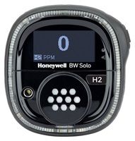 Honeywell BW Solo (BLE) - Gaswarngerät mit 1 Sensor für Wasserstoff (H2) 0-1000 ppm - A1: 100 / A2: 500 ppm (schwarzes Gehäuse)