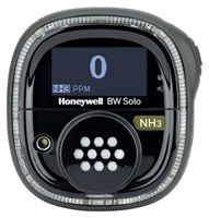 Honeywell BW Solo (BLE) - Gaswarngerät mit 1 Sensor für Ammoniak (NH3 HC) 0-1000 ppm - A1: 25 ppm / A2: 50 ppm (schwarzes Gehäuse)