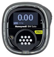 Honeywell BW Solo (BLE) - Gaswarngerät mit 1 Sensor für Phosphin (PH3) 0-5 ppm - A1: 0,30 / A2: 1,00 ppm (schwarzes Gehäuse)