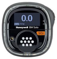 Honeywell BW Solo (BLE) - Gaswarngerät mit 1 Sensor für Schwefeldioxid (SO2) 0-20 ppm - A1: 2 ppm / A2: 5 ppm (schwarzes Gehäuse)