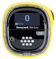 Honeywell BW Solo (BLE) - Gaswarngerät mit 1 Sensor für Kohlenmonoxid (CO) 0-2000 ppm - A1: 35 ppm / A2: 200 ppm (gelbes Gehäuse)