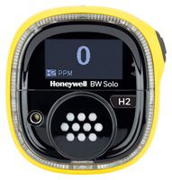 Honeywell BW Solo (BLE) - Gaswarngerät mit 1 Sensor für Wasserstoff (H2) 0-1000 ppm - A1: 100 ppm / A2: 500 ppm (gelbes Gehäuse)