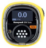 Honeywell BW Solo (BLE) - Gaswarngerät mit 1 Sensor für Schwefeldioxid (SO2) 0-20 ppm - A1: 2 ppm / A2: 5 ppm (gelbes Gehäuse)